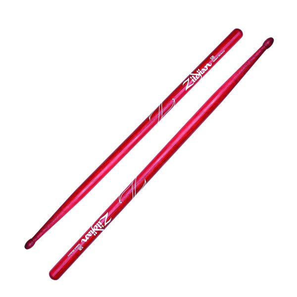 5B Wood Red Drumsticks