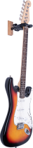 Upgraded Auto Grip System Guitar Hanger, Wood Base, Short Arm