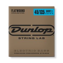 Flatwound Short Scale Bass Strings, Stainless Steel (45-125) (5-String)