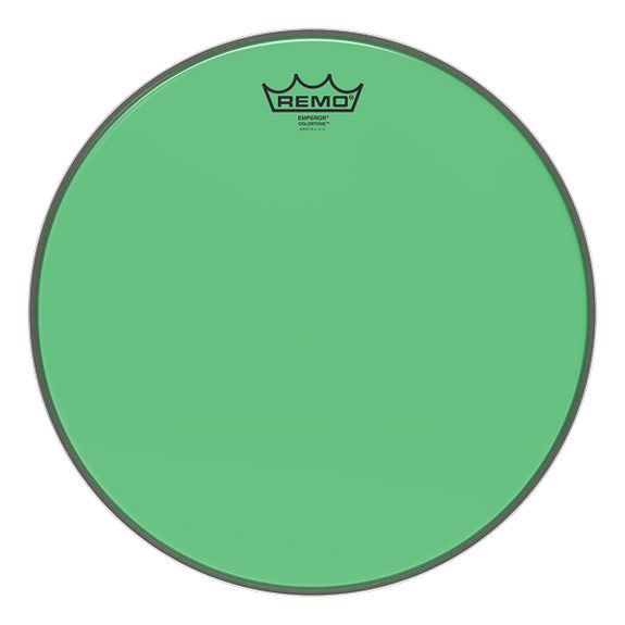 Emperor Colortone 13" Bass Drum Batter Head, Green