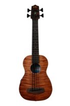 U-Bass - Exotic Mahogany, Left Handed Fretted Ukulele