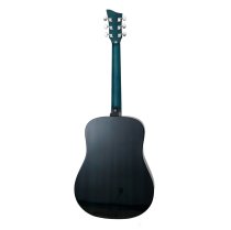 Dreadnought Acoustic Guitar, Full Size, Blue Burst Quilt