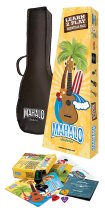 Kahiko Series Learn 2 Play Ukulele Pack, Transparent Brown