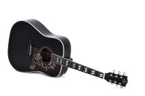 SG Series Dreadnought Acoustic Guitar With Case, Polished Gloss with Black Finish