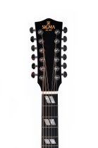 SG Series Dreadnought 12-String Acoustic-Electric Guitar With Case, Polished Gloss with Vintage Cherry Sunburst