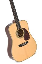 Dreadnought Acoustic Guitar Solid Spruce Top with Case, Natural