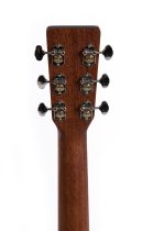Dreadnought Acoustic Guitar Solid Spruce Top with Case, Natural