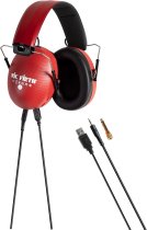 Bluetooth Isolation Headphones, Red