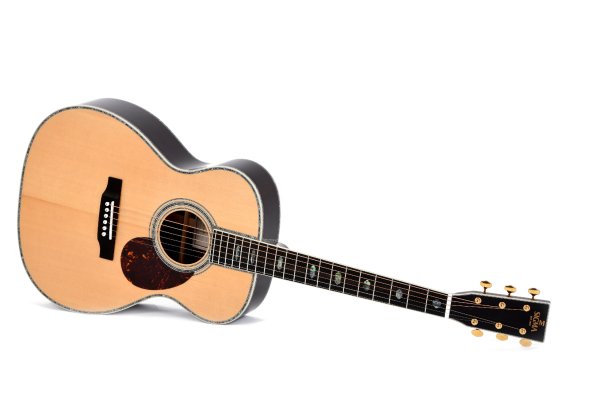 14 Fret Acoustic Guitar with Solid Sitka Spruce Top and Solid Indian Rosewood Back & Sides