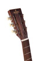 15 Series Dreadnought Slope Shoulder Acoustic Guitar, Distressed Satin