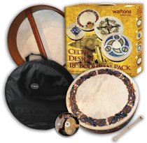 Waltons 18″ Celtic Design Bodhran Pack | Animals
