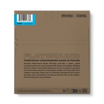 Flatwound Stainless Steel 6-String Electric Bass Strings, Long Scale (30-125)