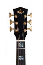 Grand Jumbo Acoustic / Electric Guitar, Antique Natural