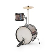 3-Piece Junior Drum Set Complete With Throne, Prismatic Finish