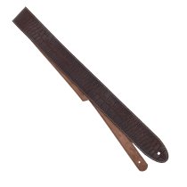 2.25" Leather Strap with Hot Press Design, Brown