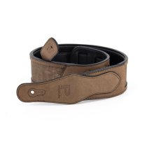 2.5" Leather Padded Strap, Brown Cork