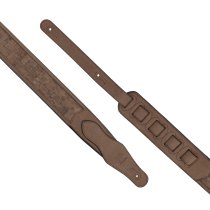 2.5" Leather Padded Strap, Brown Cork