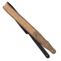 2.5" Leather Padded Strap, Tan Cork