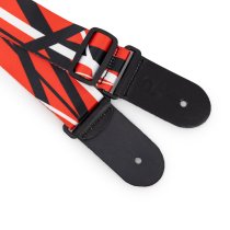Terylene, Red Black White Stripe Printed Strap