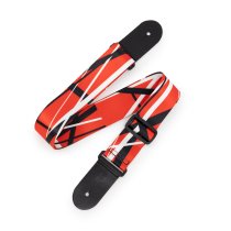 Terylene, Red Black White Stripe Printed Strap