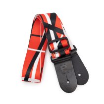 Terylene, Red Black White Stripe Printed Strap