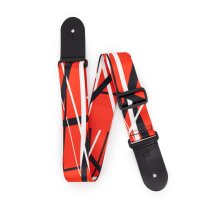 Terylene, Red Black White Stripe Printed Strap