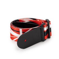 Terylene, Red Black White Stripe Printed Strap
