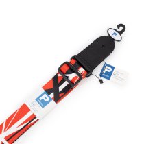 Terylene, Red Black White Stripe Printed Strap