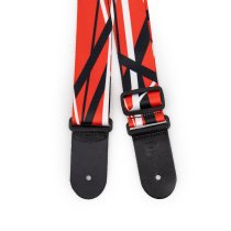 Terylene, Red Black White Stripe Printed Strap
