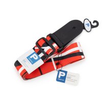 Terylene, Red Black White Stripe Printed Strap