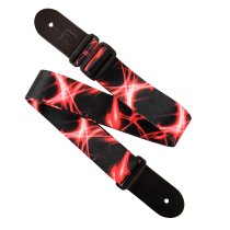 Terylene, Red Strobe Light Effect Printed Strap