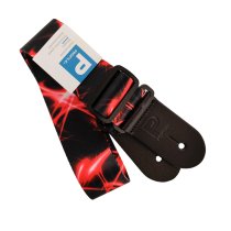 Terylene, Red Strobe Light Effect Printed Strap