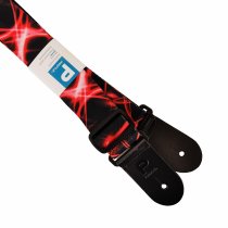 Terylene, Red Strobe Light Effect Printed Strap