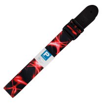 Terylene, Red Strobe Light Effect Printed Strap
