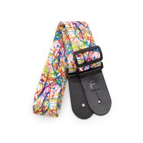 Terylene Multi-Colour Paint Splash Printed Strap