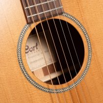 Essence Series OM Cutaway Acoustic Guitar, Natural Semi Gloss