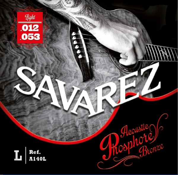 Acoustic Phosphor Bronze Light Guitar Strings, .012–.053