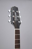 Pro Series Dreadnought Acoustic Electric Guitar With Case, Black