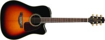 Dreadnought Cutaway Acoustic-Electric Guitar, Sunburst