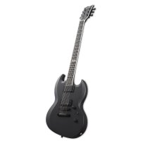 Solid-Body Baritone Electric Guitar, Viper Charcoal Metallic Satin