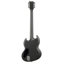 Solid-Body Baritone Electric Guitar, Viper Charcoal Metallic Satin
