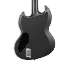 Solid-Body Baritone Electric Guitar, Viper Charcoal Metallic Satin