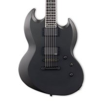 Solid-Body Baritone Electric Guitar, Viper Charcoal Metallic Satin