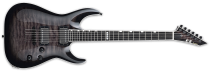 Solid-Body Electric Guitar See Thru Black Sunburst