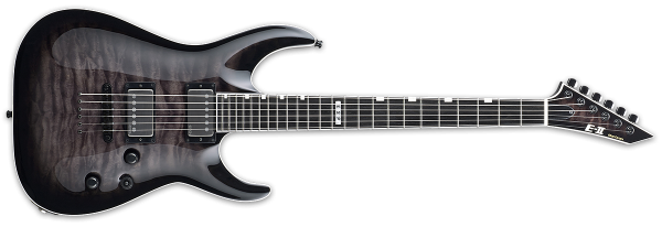 Solid-Body Electric Guitar See Thru Black Sunburst