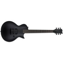 Ec-black Metal Electric Guitar, Black Satin