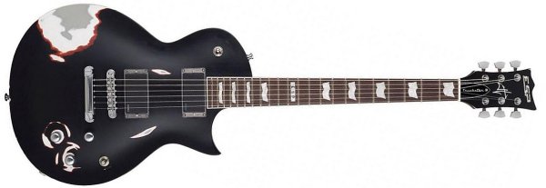 James Hetfield Signature Single-Cut Electric Guitar with EMG JH Active Pickups, Black Satin