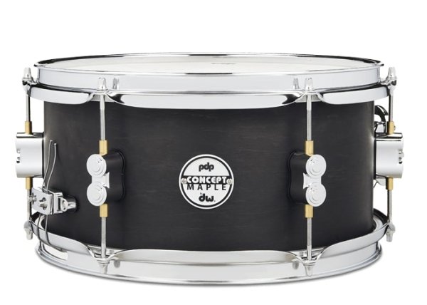 6" X 12" Concept Black Wax Maple Snare Drum