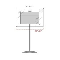 Sound And Virus Shield For Music Stand 24" x 30" (5-Pack)