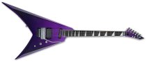 E-II Alexi Ripped Electric Guitar, Purple Fade Satin With Ripped Pinstripes